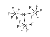 tris(pentafluorosulfanyl)amine结构式