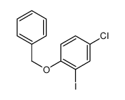 4-chloro-2-iodo-1-phenylmethoxybenzene结构式