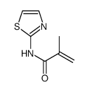 2-methyl-N-(1,3-thiazol-2-yl)prop-2-enamide结构式