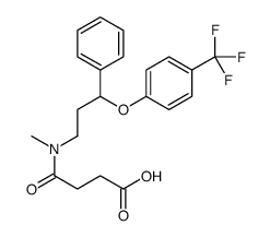 4-[methyl-[3-phenyl-3-[4-(trifluoromethyl)phenoxy]propyl]amino]-4-oxobutanoic acid结构式