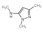 N,1,3-三甲基-1H-吡唑-5-胺结构式