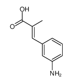 3-(3-aminophenyl)-2-methylprop-2-enoic acid Structure