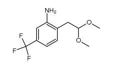 2-(2,2-dimethoxyethyl)-5-(trifluoromethyl)aniline Structure