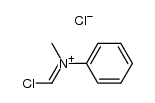 (Chloromethylene)methylphenylammonium chloride Structure