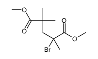 dimethyl 2-bromo-2,4,4-trimethylpentanedioate结构式