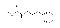 methyl N-(3-phenylpropyl)carbamate结构式