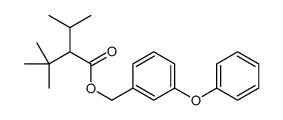 (3-phenoxyphenyl)methyl 3,3-dimethyl-2-propan-2-ylbutanoate结构式