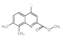 4-氯-7,8-二甲基喹啉-2-羧酸甲酯图片