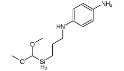 4-N-[3-(dimethoxymethylsilyl)propyl]benzene-1,4-diamine Structure