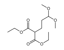 diethyl 2-(3,3-dimethoxypropyl)propanedioate结构式