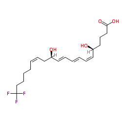 20-trifluoromethyl-leukotriene B4 Structure