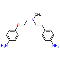 N-Methyl-N-(2-(4-aminophenoxy)ethyl)-2-(4-aminophenyl)ethanamine Structure