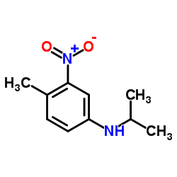 N-Isopropyl-4-methyl-3-nitroaniline结构式