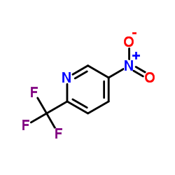 5-硝基-2-(三氟甲基)吡啶结构式