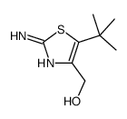 (2-amino-5-tert-butyl-1,3-thiazol-4-yl)methanol结构式