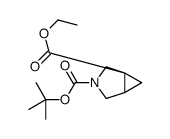 3-叔丁基 1-乙基 3-氮杂双环[3.1.0]己烷-1,3-二羧酸酯结构式
