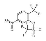 [5-nitro-2-(trifluoromethyl)phenyl] trifluoromethanesulfonate Structure