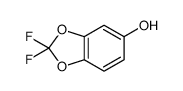 2,2-二氟苯并[d] [1,3]二氧杂环戊烯-5-醇结构式