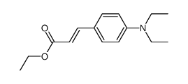 3-(4-Diethylaminophenyl)-2-propenic acid ethyl ester Structure