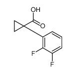 1-(2,3-difluorophenyl)cyclopropane-1-carboxylic acid Structure