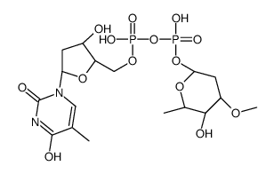 deoxythymidine diphosphate-oleandrose Structure
