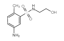 5-氨基-N-(2-羟乙基)-2-甲基苯磺酰胺结构式