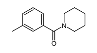 1-(3-Methylbenzoyl)piperidine Structure