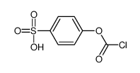 4-carbonochloridoyloxybenzenesulfonic acid Structure