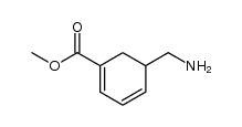 methyl 5-(aminomethyl)cyclohexa-1,3-diene-1-carboxylate结构式