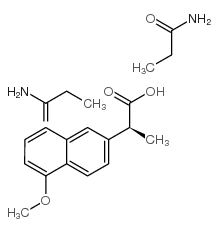 naproxen diisopropyl amide Structure