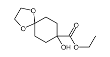 Ethyl 8-hydroxy-1,4-dioxaspiro[4.5]decane-8-carboxylate Structure