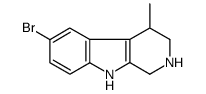 6-bromo-4-methyl-2,3,4,9-tetrahydro-1H-pyrido[3,4-b]indole结构式