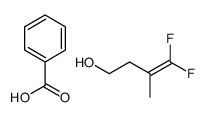 benzoic acid,4,4-difluoro-3-methylbut-3-en-1-ol结构式