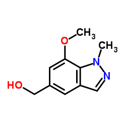 (7-Methoxy-1-methyl-1H-indazol-5-yl)methanol Structure