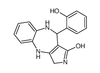 4-(2-hydroxyphenyl)-2,4,5,10-tetrahydro-1H-pyrrolo[3,4-c][1,5]benzodiazepin-3-one结构式