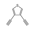 Thiophene, 3,4-diethynyl- (9CI) structure