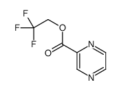 2,2,2-trifluoroethyl pyrazine-2-carboxylate Structure