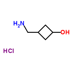 3-(Aminomethyl)cyclobutanol hydrochloride Structure