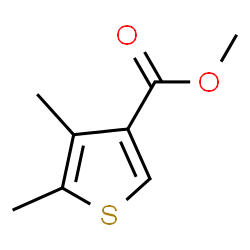 4,5-二甲基噻吩-3-羧酸甲酯结构式