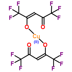 copper(ii) hexafluoro-2,4-pentanedionate Structure