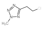 5-(2-chloroethyl)-2-methyl-tetrazole结构式