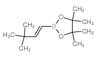 2-(3,3-二甲基丙-1-烯-1-基)-4,4,5,5-四甲基-1,3,2-二氧杂硼烷结构式