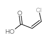 2-Propenoic acid,3-chloro-, (2Z)- Structure