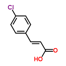 3-(4-Chlorophenyl)acrylic acid Structure
