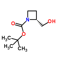 (R)-1-Boc-2-Azetidinemethanol Structure