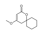 4-methoxy-1-oxaspiro[5.5]undec-3-en-2-one Structure