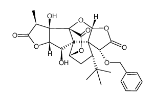 α-benzylginkgolide B结构式