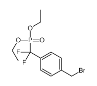 1-(bromomethyl)-4-[diethoxyphosphoryl(difluoro)methyl]benzene结构式
