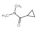N,N-二甲基环丙烷甲酰胺结构式