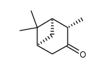 (1R,2S,5S)-2,6,6-trimethylbicyclo[3.1.1]heptan-3-one Structure